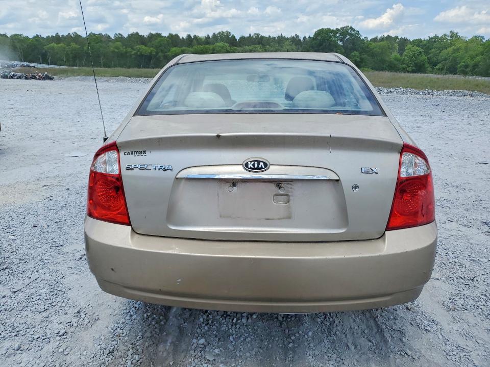 51109506 :رقم المزاد ، KNAFE121065313193 vin ، 2006 Kia Spectra مزاد بيع