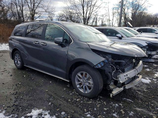 48802836 :رقم المزاد ، 5TDYRKEC6SS242010 vin ، 2025 Toyota Sienna مزاد بيع
