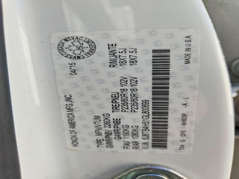 Продажа на аукционе авто 2016 Acura Rdx, vin: 5J8TB4H51GL800699, номер лота: 48079376
