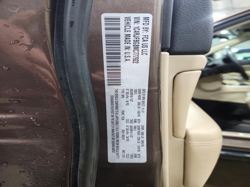 Aukcja sprzedaży 2021 Jeep Grand Cherokee, vin: 1C4RJFBG8MC777922, numer aukcji: 50060996