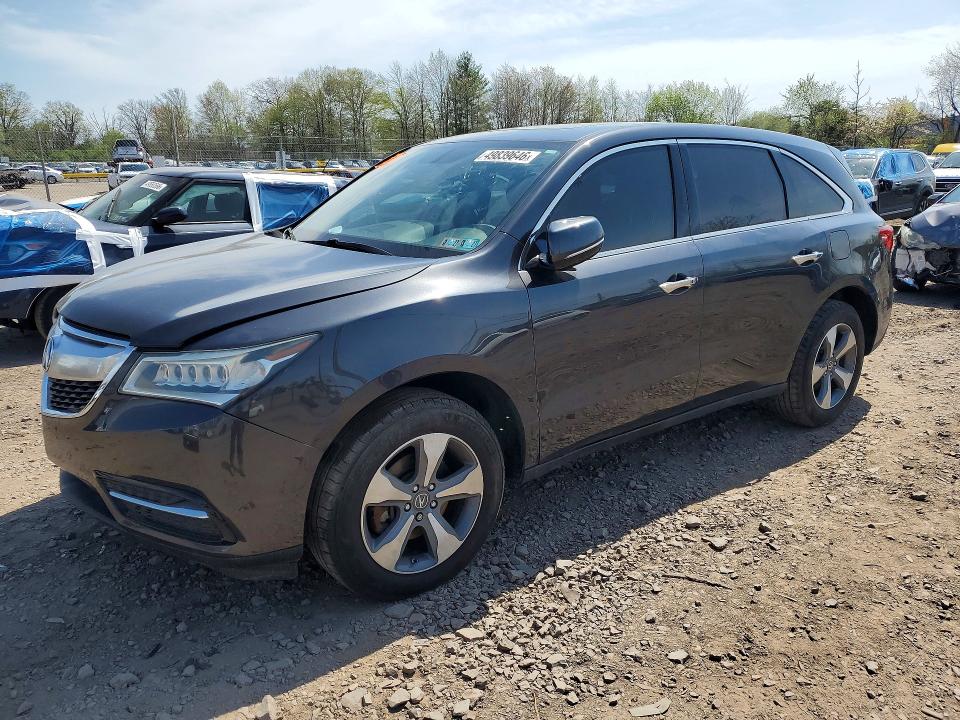 Aukcja sprzedaży 2016 Acura Mdx, vin: 5FRYD4H21GB052039, numer aukcji: 49839646