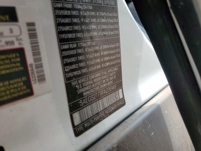 Aukcja sprzedaży 2015 Land Rover Range Rover, vin: SALGS2TFXFA226949, numer aukcji: 49755026