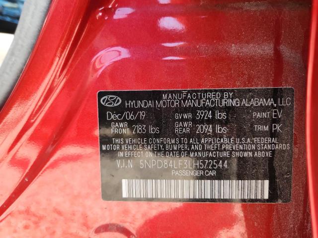 Продажа на аукционе авто 2020 Hyundai Elantra, vin: 5NPD84LF3LH572544, номер лота: 49048946