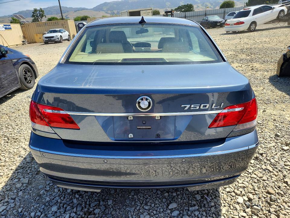 51195106 :رقم المزاد ، WBAHN83557DT70175 vin ، 2007 Bmw 750 مزاد بيع