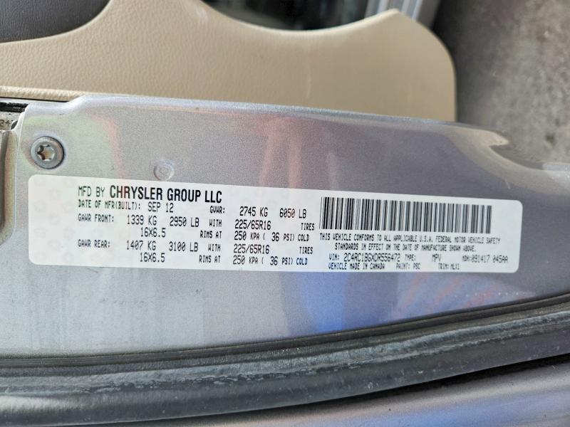 Продажа на аукционе авто 2013 Chrysler Town & Country, vin: 2C4RC1BGXDR556472, номер лота: 51328606