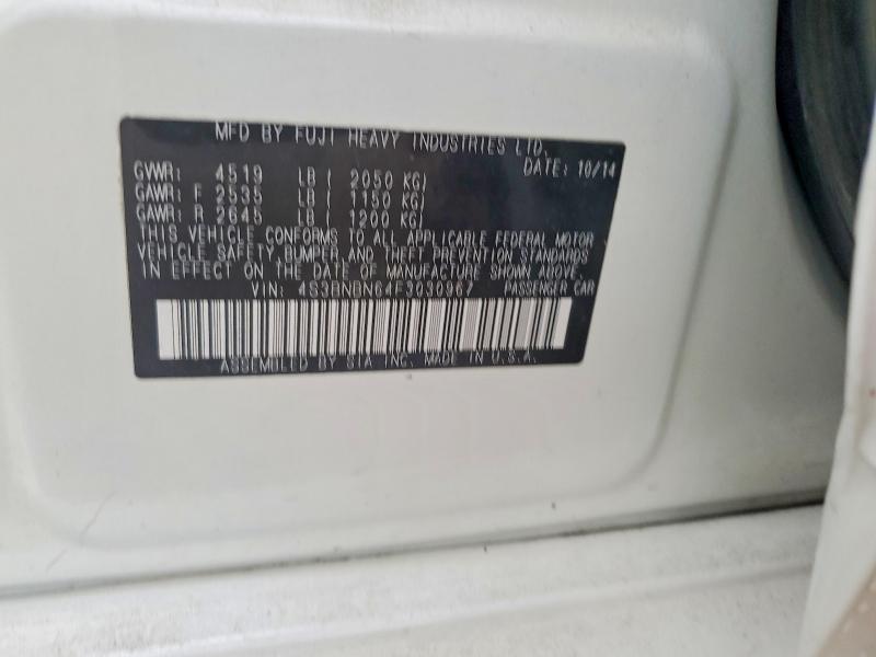 Продажа на аукционе авто 2015 Subaru Legacy, vin: 4S3BNBN64F3030967, номер лота: 51571626