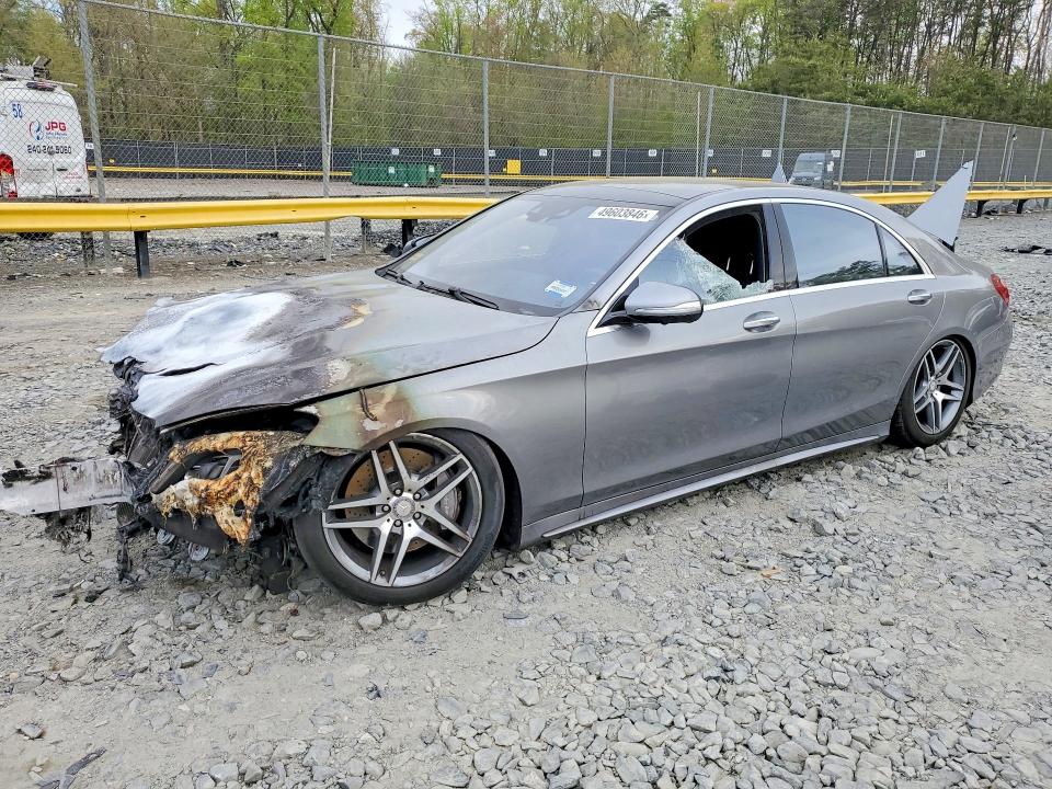 2015 Mercedes-benz S მანქანა იყიდება აუქციონზე, vin: WDDUG8FB3FA140881, აუქციონის ნომერი: 49603846
