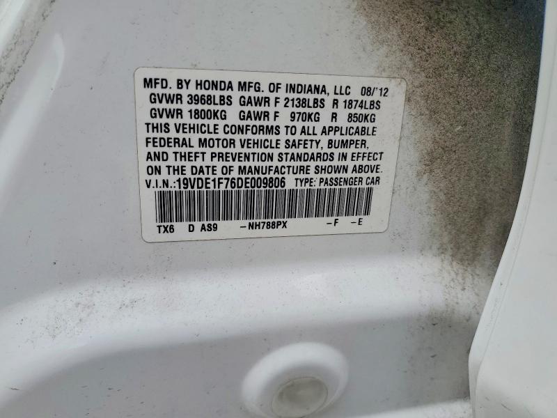 Aukcja sprzedaży 2013 Acura Ilx, vin: 19VDE1F76DE009806, numer aukcji: 48536956