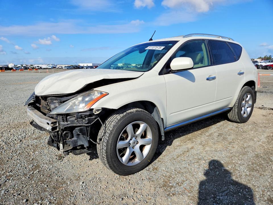 Aukcja sprzedaży 2007 Nissan Murano, vin: JN8AZ08W57W615299, numer aukcji: 51107676