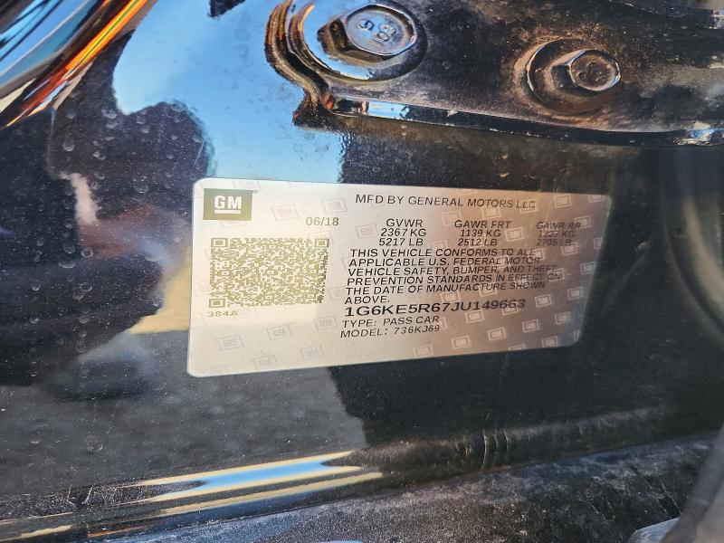 Продажа на аукционе авто 2018 Cadillac Ct6, vin: 1G6KE5R67JU149663, номер лота: 50365786