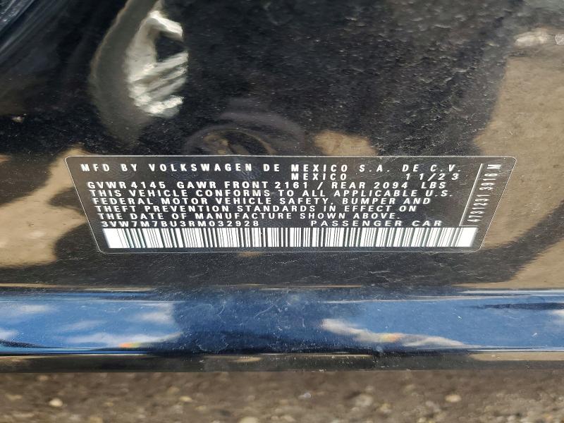 Продажа на аукционе авто 2024 Volkswagen Jetta, vin: 3VW7M7BU3RM032928, номер лота: 51266746