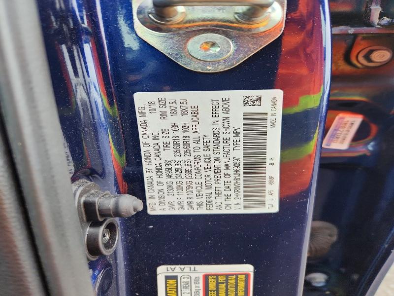 Продаж на аукціоні авто 2018 Honda Cr-v, vin: 2HKRW2H81JH690597, номер лоту: 51690776