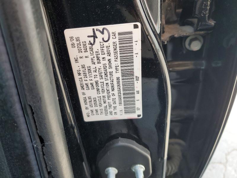 Aukcja sprzedaży 2006 Acura 3.2tl, vin: 19UUA66246A068686, numer aukcji: 49429916
