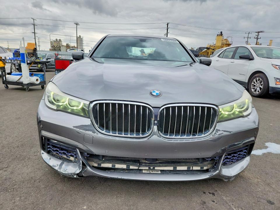 2016 Bmw 740 მანქანა იყიდება აუქციონზე, vin: WBA7E2C57GG547607, აუქციონის ნომერი: 50822606