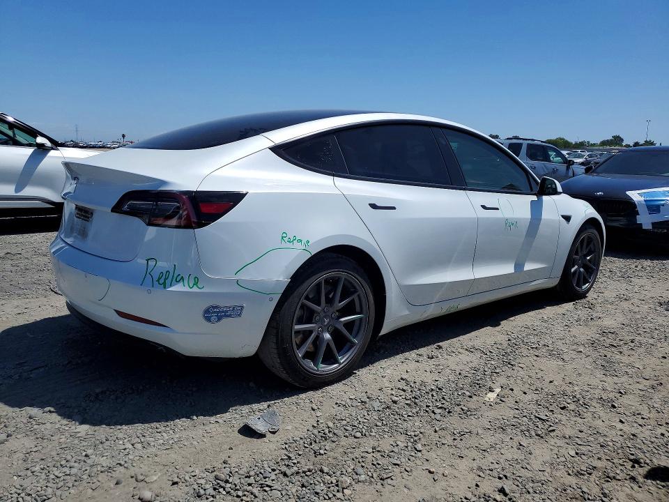 2021 Tesla Model 3 მანქანა იყიდება აუქციონზე, vin: 5YJ3E1EA8MF877879, აუქციონის ნომერი: 51866946