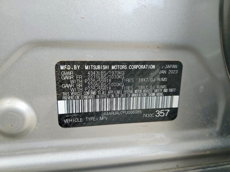 Продажа на аукционе авто 2023 Mitsubishi Outlander Sport, vin: JA4ARUAU7PU006085, номер лота: 48965036