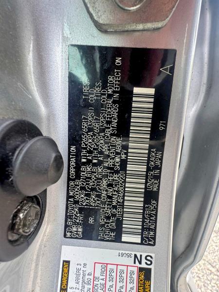 Aukcja sprzedaży 2006 Toyota 4runner, vin: JTEBT14R468029201, numer aukcji: 51309046