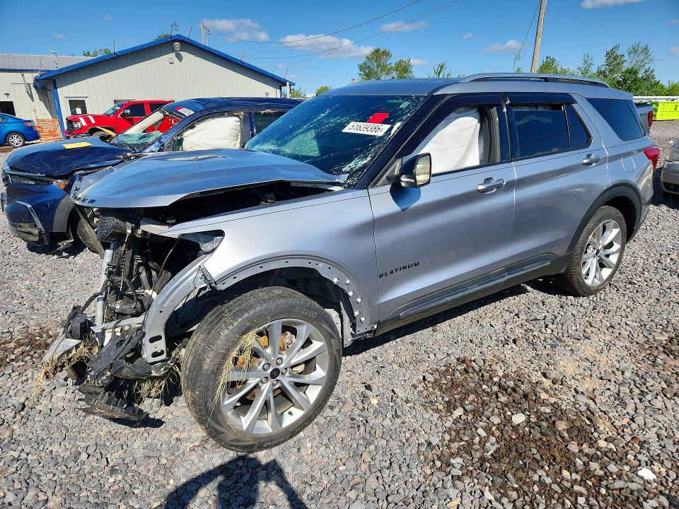 51639386 :رقم المزاد ، 1FM5K8HC7NGA34671 vin ، 2022 Ford Explorer مزاد بيع