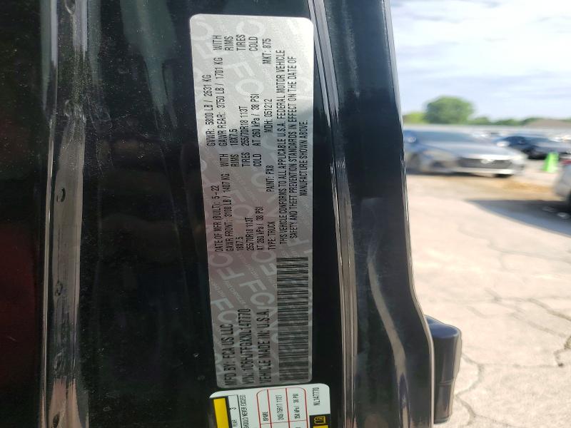 Продажа на аукционе авто 2022 Jeep Gladiator, vin: 1C6HJTFGXNL147770, номер лота: 50381606