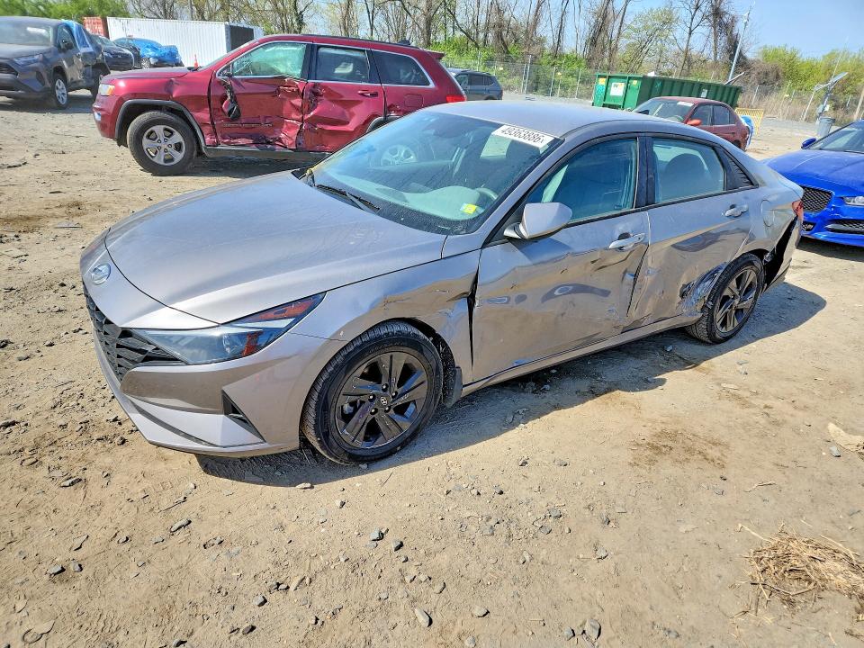 49363886 :رقم المزاد ، KMHLM4AG3NU353400 vin ، 2022 Hyundai Elantra مزاد بيع