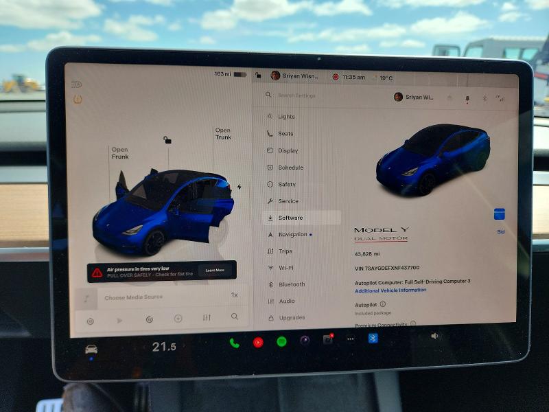 2022 Tesla Model Y მანქანა იყიდება აუქციონზე, vin: 7SAYGDEFXNF437700, აუქციონის ნომერი: 49805566