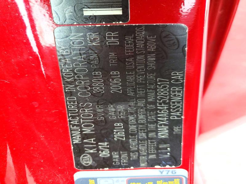 Продаж на аукціоні авто 2015 Kia Forte, vin: KNAFX4A64F5288517, номер лоту: 51627946