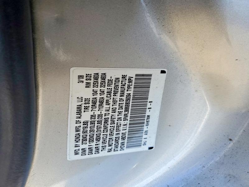 Aukcja sprzedaży 2008 Honda Odyssey, vin: 5FNRL38868B056094, numer aukcji: 48859396