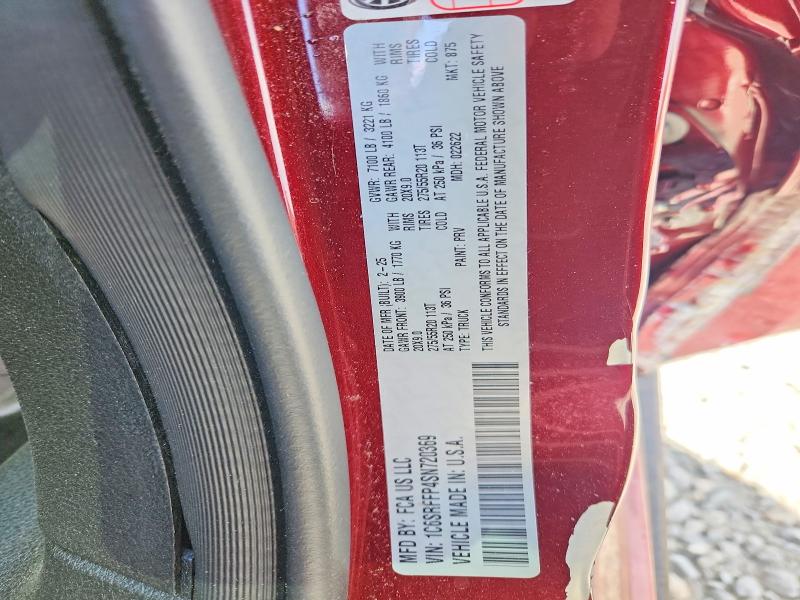 Продаж на аукціоні авто 2025 Ram 1500, vin: 1C6SRFFP4SN720369, номер лоту: 51991036