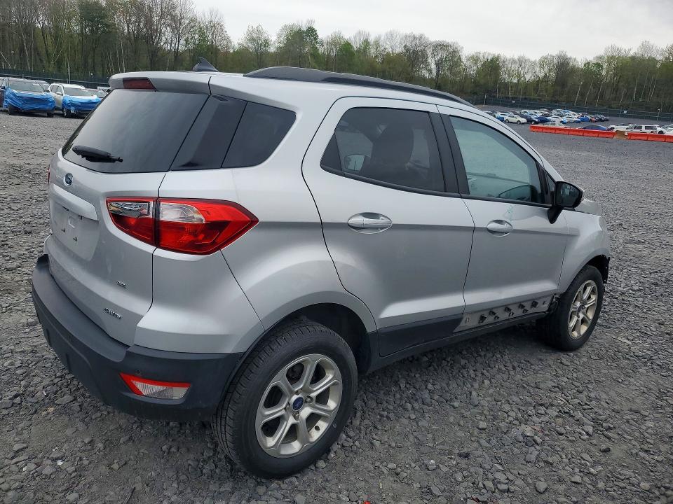 2020 Ford Ecosport მანქანა იყიდება აუქციონზე, vin: MAJ6S3GL7LC334444, აუქციონის ნომერი: 57635426