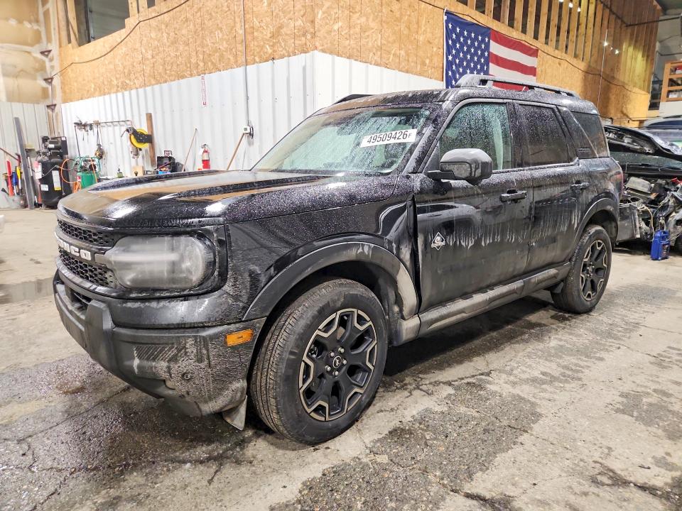 49509426 :رقم المزاد ، 3FMCR9CN1SRF40289 vin ، 2025 Ford Bronco Sport مزاد بيع