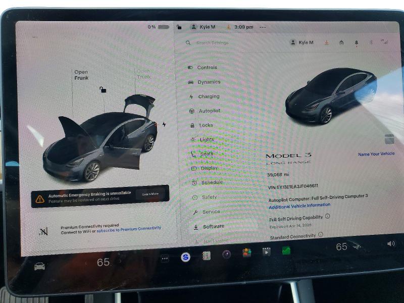 Aukcja sprzedaży 2018 Tesla Model 3, vin: 5YJ3E1EA3JF046611, numer aukcji: 49427556