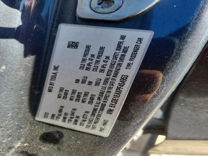 Продаж на аукціоні авто 2023 Tesla Model 3, vin: 5YJ3E1EAXPF454953, номер лоту: 51253896