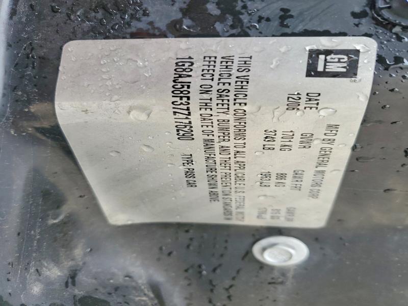2007 Saturn Ion მანქანა იყიდება აუქციონზე, vin: 1G8AJ58F37Z176290, აუქციონის ნომერი: 48253846