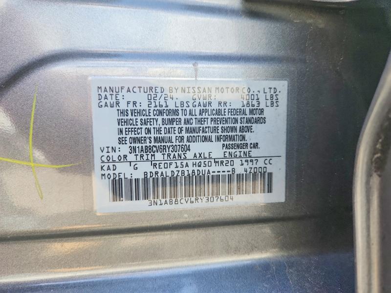 50274046 :رقم المزاد ، 3N1AB8CV6RY307604 vin ، 2024 Nissan Sentra مزاد بيع