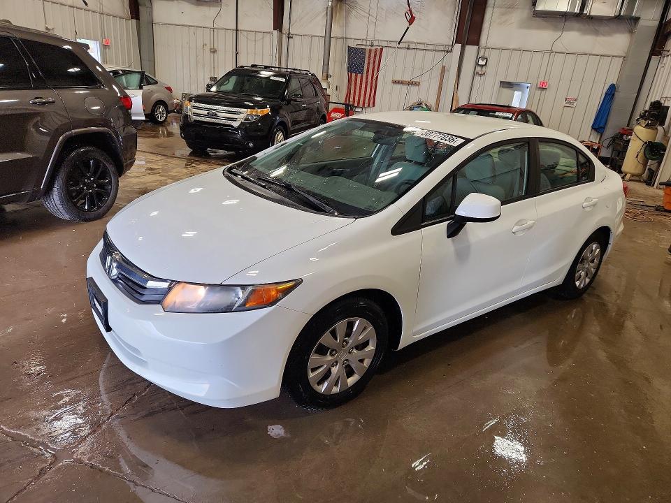 50777036 :رقم المزاد ، 19XFB2F55CE002504 vin ، 2012 Honda Civic مزاد بيع