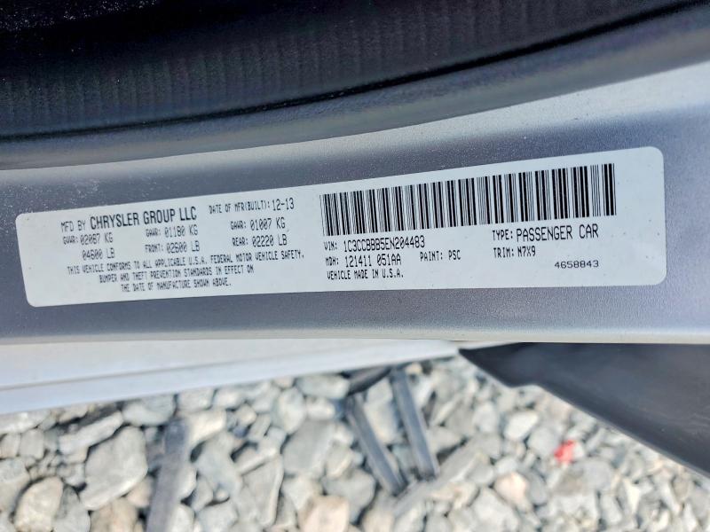 Aukcja sprzedaży 2014 Chrysler 200, vin: 1C3CCBBB5EN204483, numer aukcji: 52017246