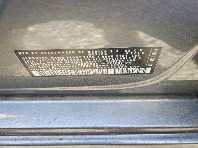 Продаж на аукціоні авто 2017 Volkswagen Jetta, vin: 3VWDB7AJ8HM201050, номер лоту: 49093926