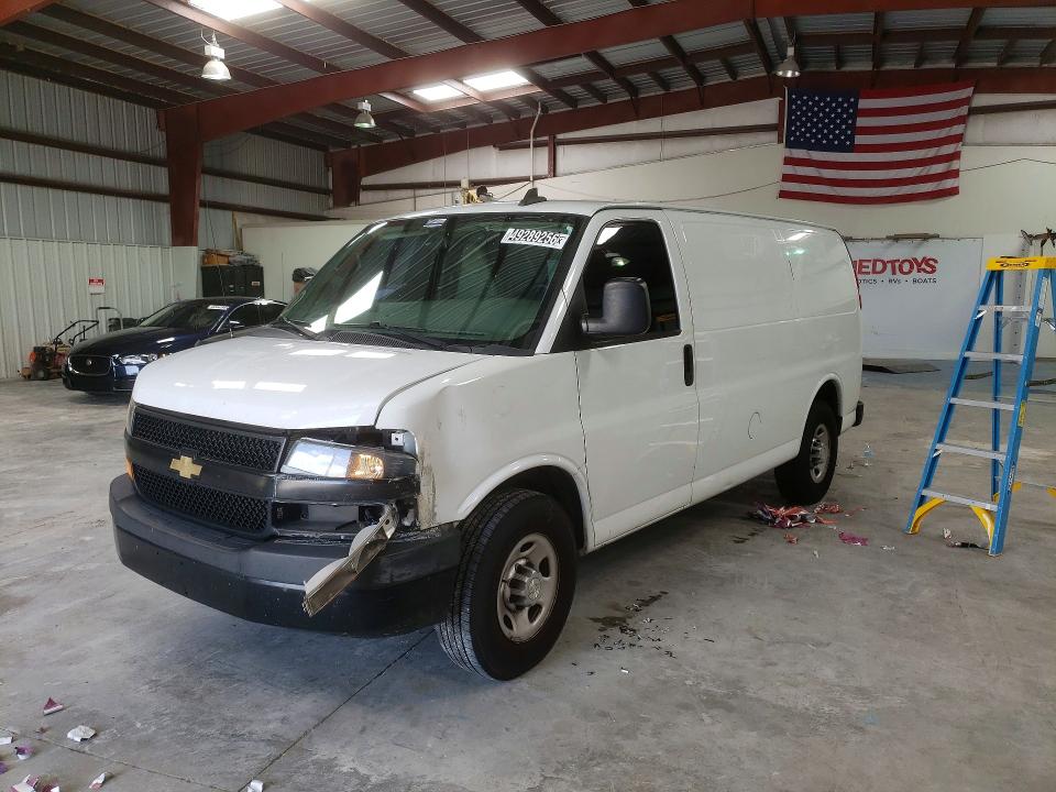 2020 Chevrolet Express G2500 მანქანა იყიდება აუქციონზე, vin: 1GCWGAFP5L1276611, აუქციონის ნომერი: 57086156
