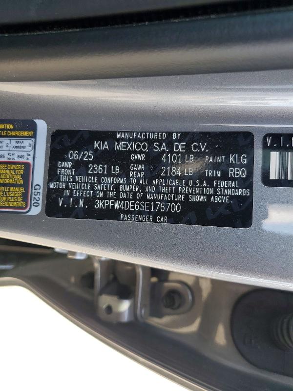 Продаж на аукціоні авто 2025 Kia K4, vin: 3KPFW4DE6SE176700, номер лоту: 48909616