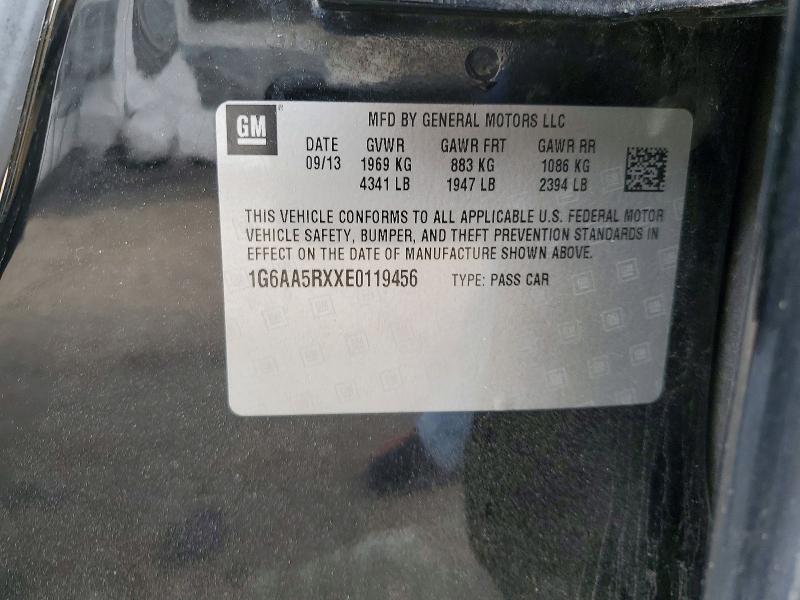 Продажа на аукционе авто 2014 Cadillac Ats, vin: 1G6AA5RXXE0119456, номер лота: 50643286