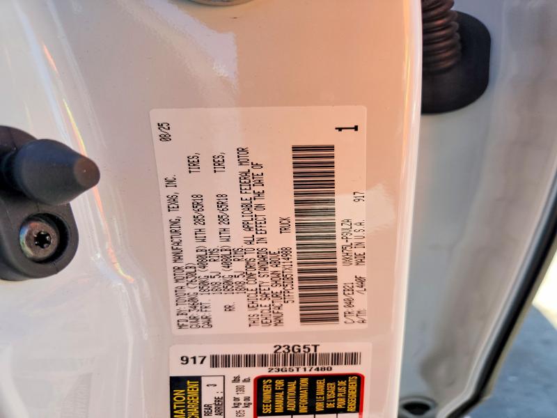 Продаж на аукціоні авто 2026 Toyota Tundra, vin: 5TFPC5DB5TX114988, номер лоту: 51208256