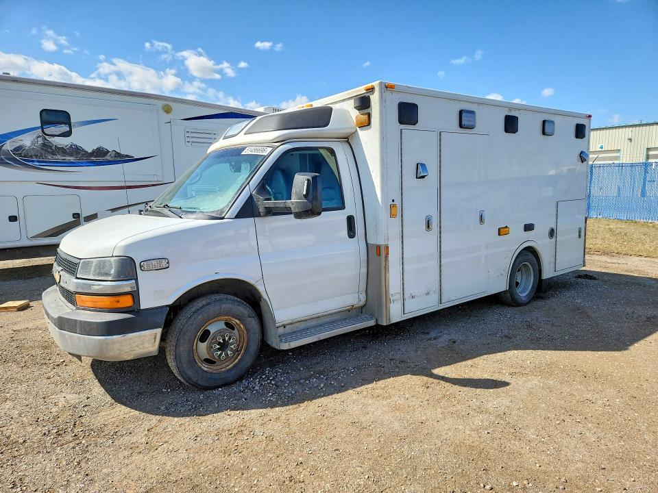 2015 Chev Express G3500 მანქანა იყიდება აუქციონზე, vin: 1GB3G3CG0F1110556, აუქციონის ნომერი: 51486696