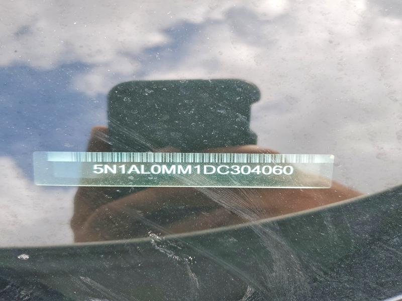 48606506 :رقم المزاد ، 5N1AL0MM1DC304060 vin ، 2013 Infiniti Jx35 مزاد بيع