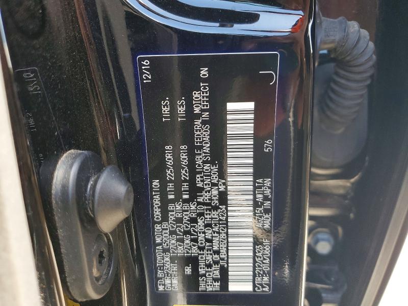 49814706 :رقم المزاد ، JTJBARBZ8H2114234 vin ، 2017 Lexus Nx 200t مزاد بيع