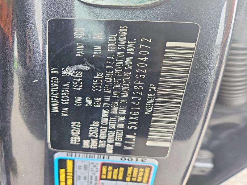 Продажа на аукционе авто 2023 Kia K5, vin: 5XXG14J28PG204072, номер лота: 50402906