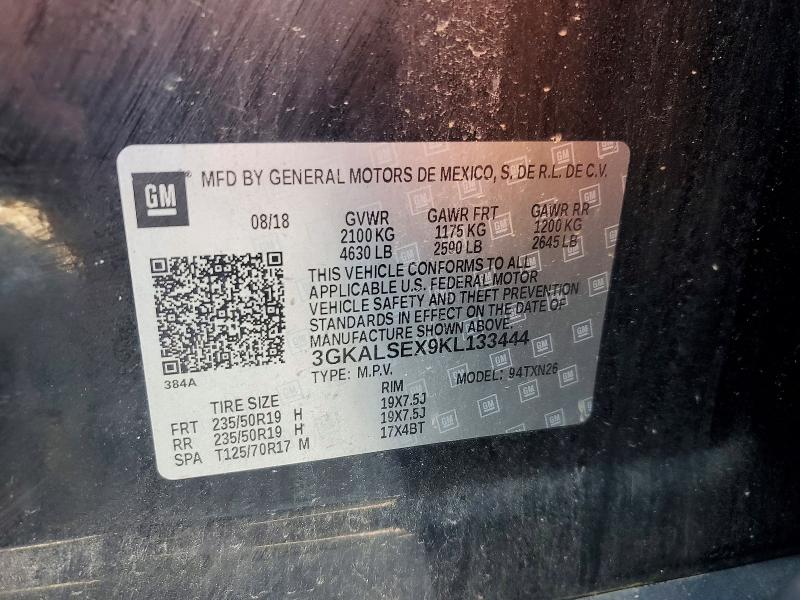 Продажа на аукционе авто 2019 Gmc Terrain, vin: 3GKALSEX9KL133444, номер лота: 49047366