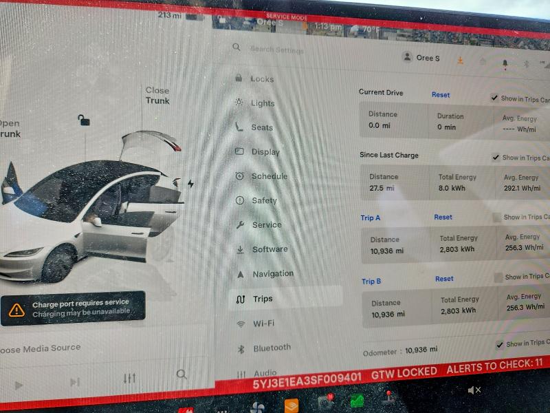 Aukcja sprzedaży 2025 Tesla Model 3, vin: 5YJ3E1EA3SF009401, numer aukcji: 51303576