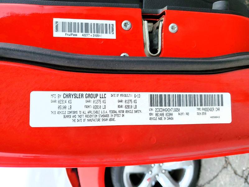 Aukcja sprzedaży 2013 Dodge Charger, vin: 2C3CDXHGXDH716650, numer aukcji: 50699986