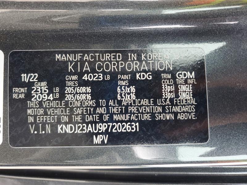 Aukcja sprzedaży 2023 Kia Soul, vin: KNDJ23AU9P7202631, numer aukcji: 49051726