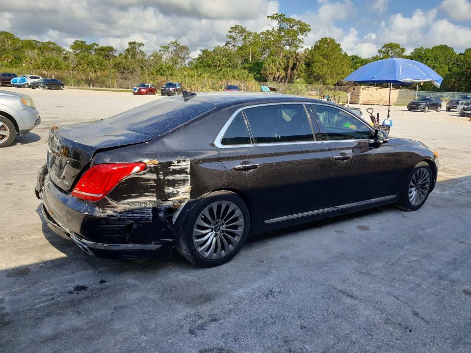 51414576 :رقم المزاد ، KMHG54JH3JU037125 vin ، 2018 Genesis G90 مزاد بيع